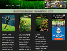 Tablet Screenshot of american-lawns.com